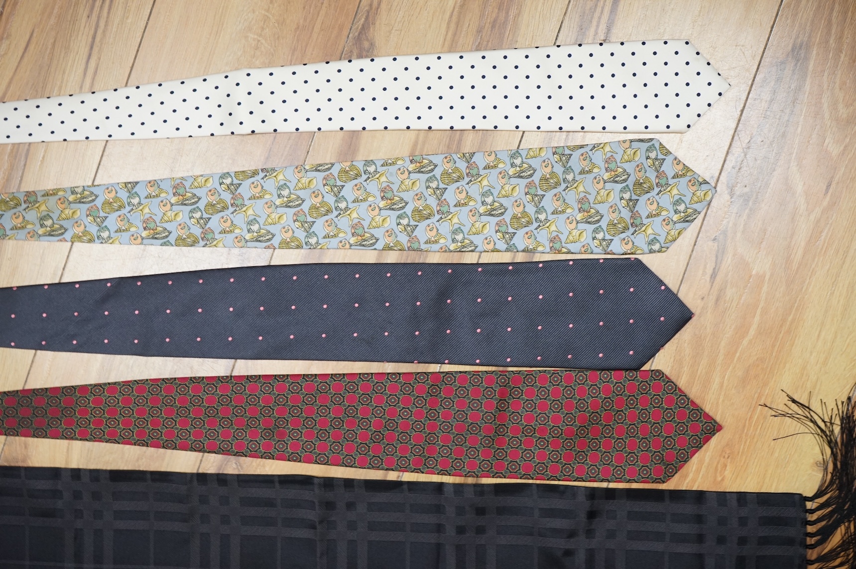 A collection of gentleman’s ties to include Turnbull & Asser, Liberty and Gucci